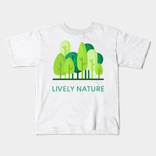 LIVELY NATURE FOREST Kids T-Shirt